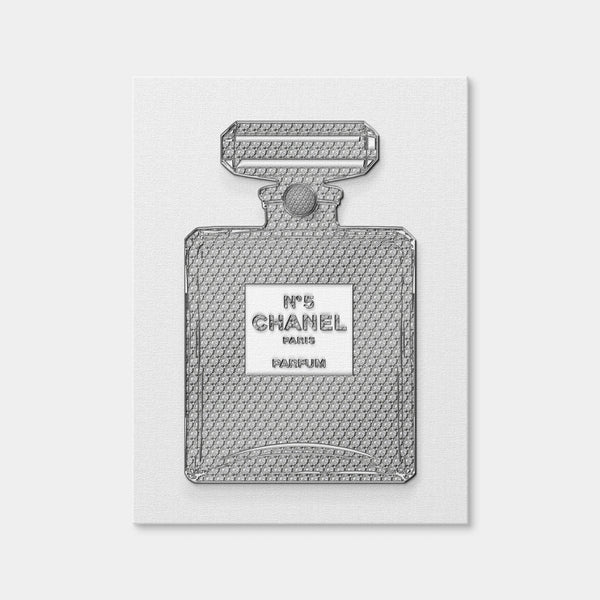 Chanel Bottle Wall Art — Canvas Wrap Format preview