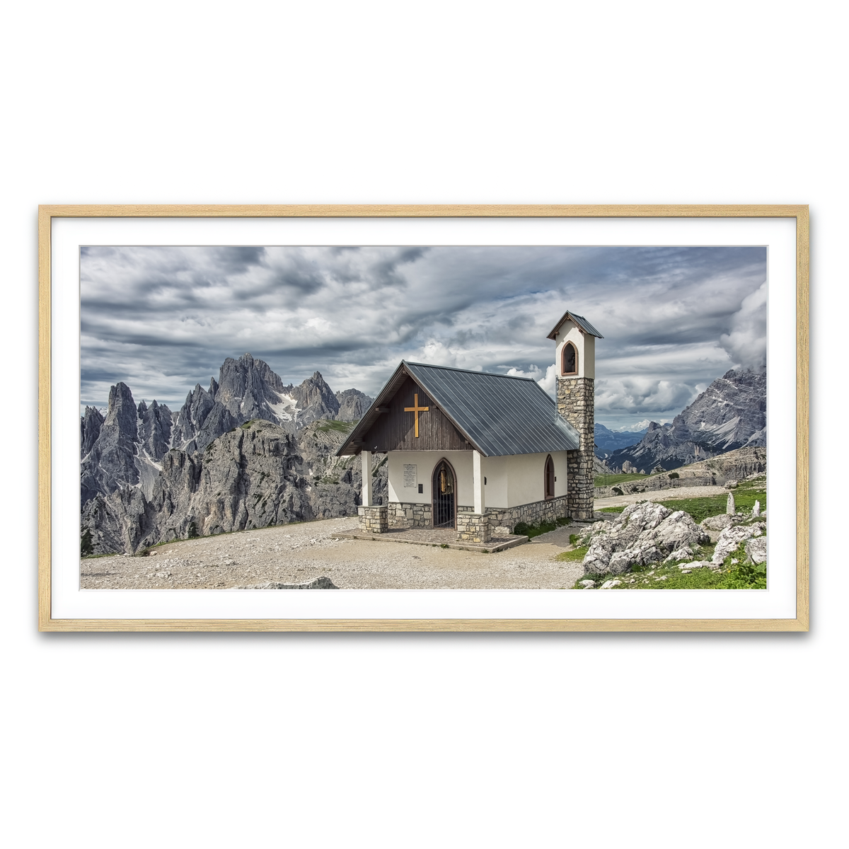 Framed Print 2x1 Natural