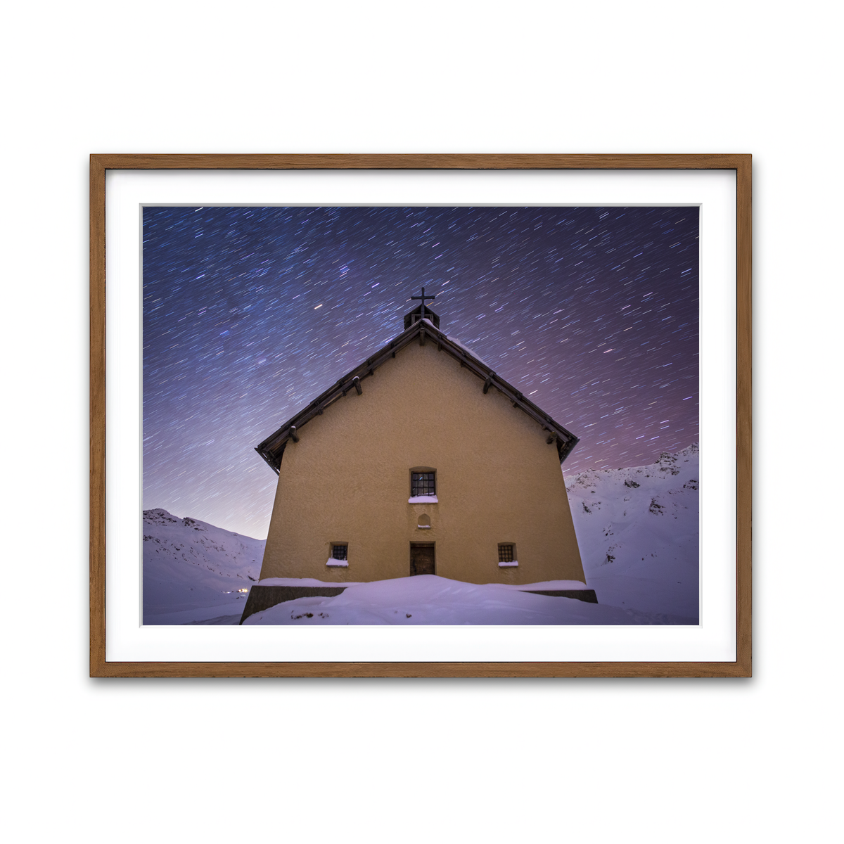 Framed Print 4x3 Walnut