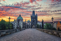 Charles Bridge Sunrise Wall Art