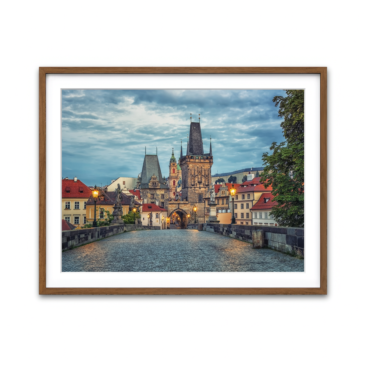 Framed Print 4x3 Walnut
