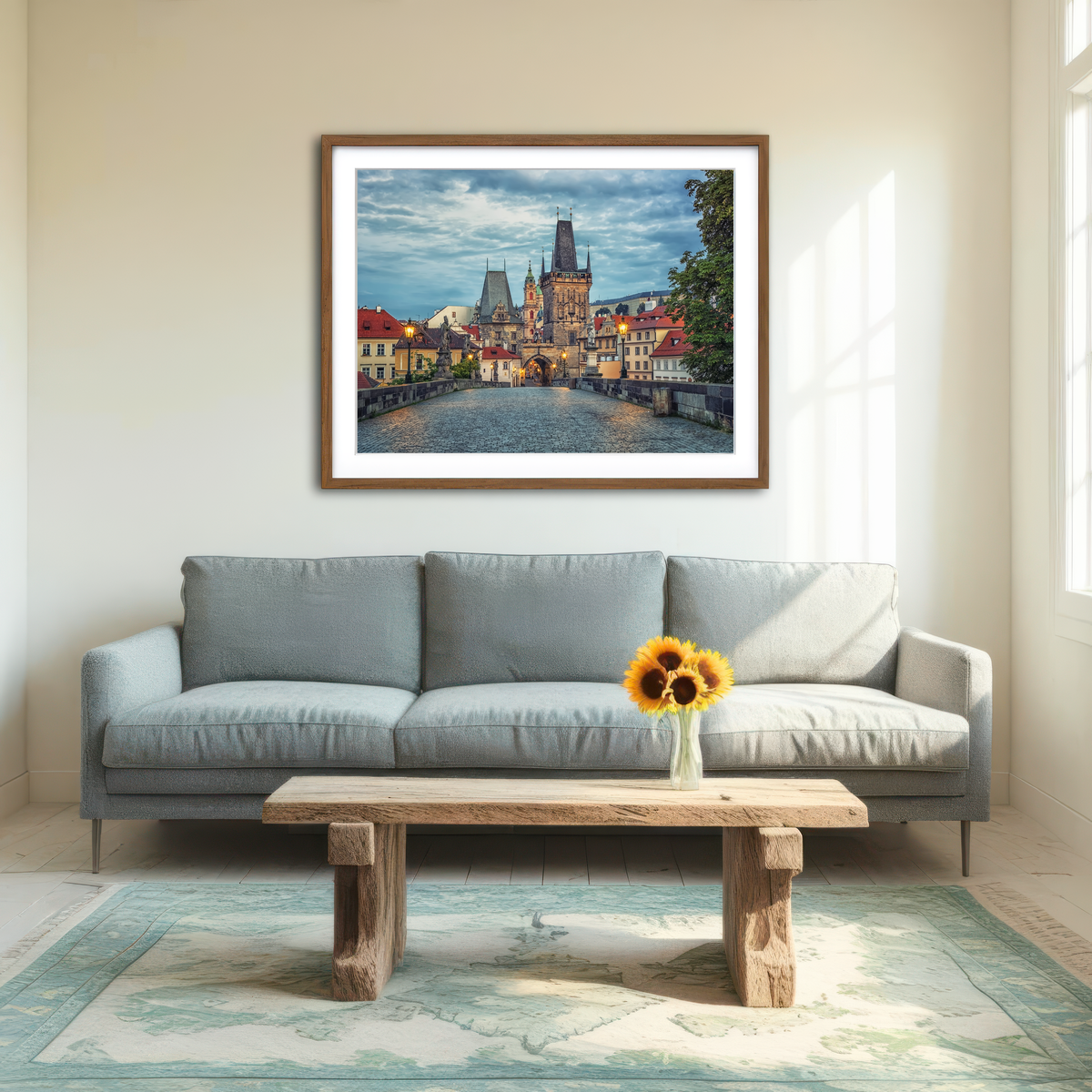 AUTO-MOCKUP ROOM | Charles Bridge Wall Art