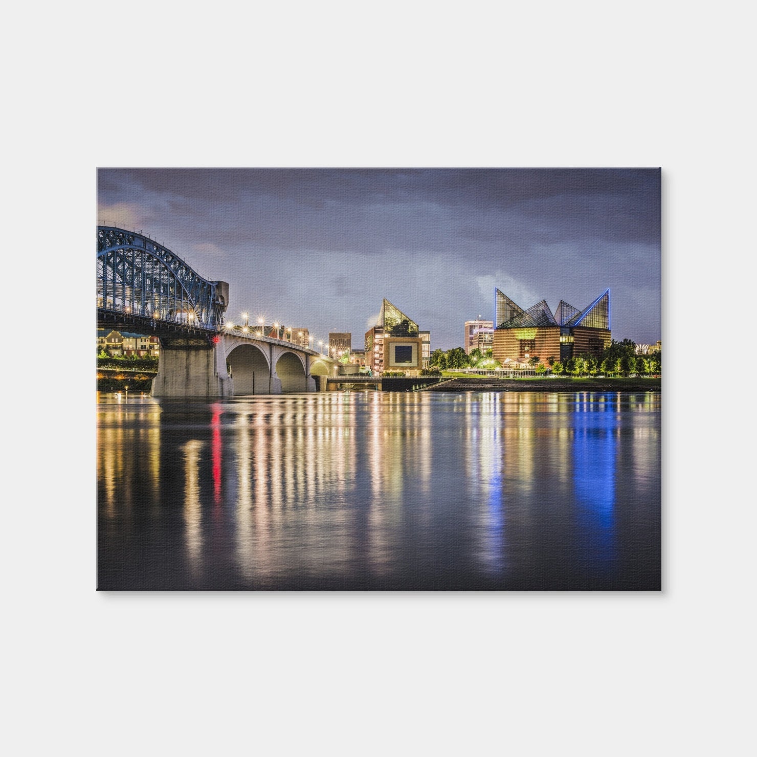 AUTO-MOCKUP WHITE | Chattanooga Tennessee River | 1 Piece | Gallery Wrap Canvas | group=4x3