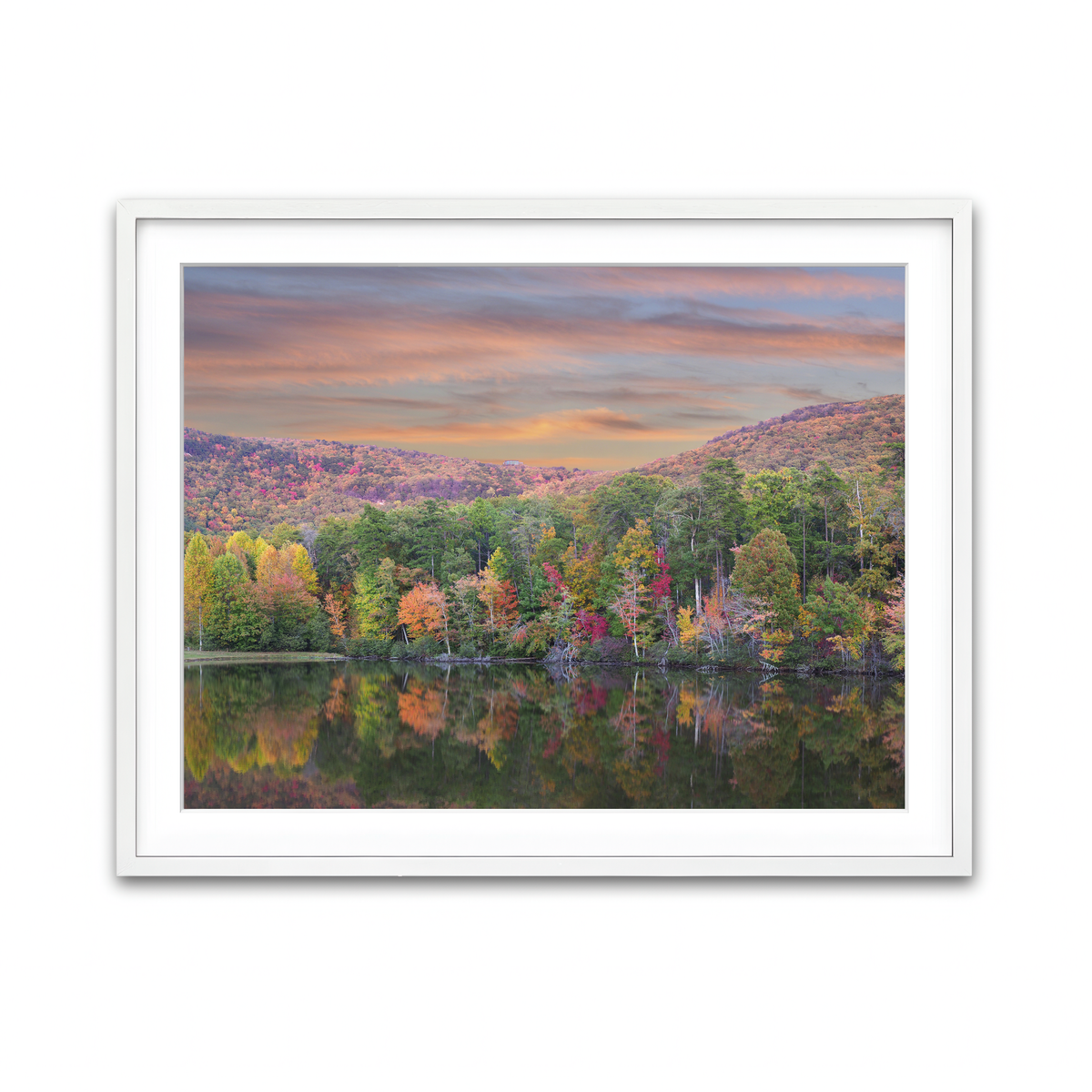 Framed Print 4x3 White