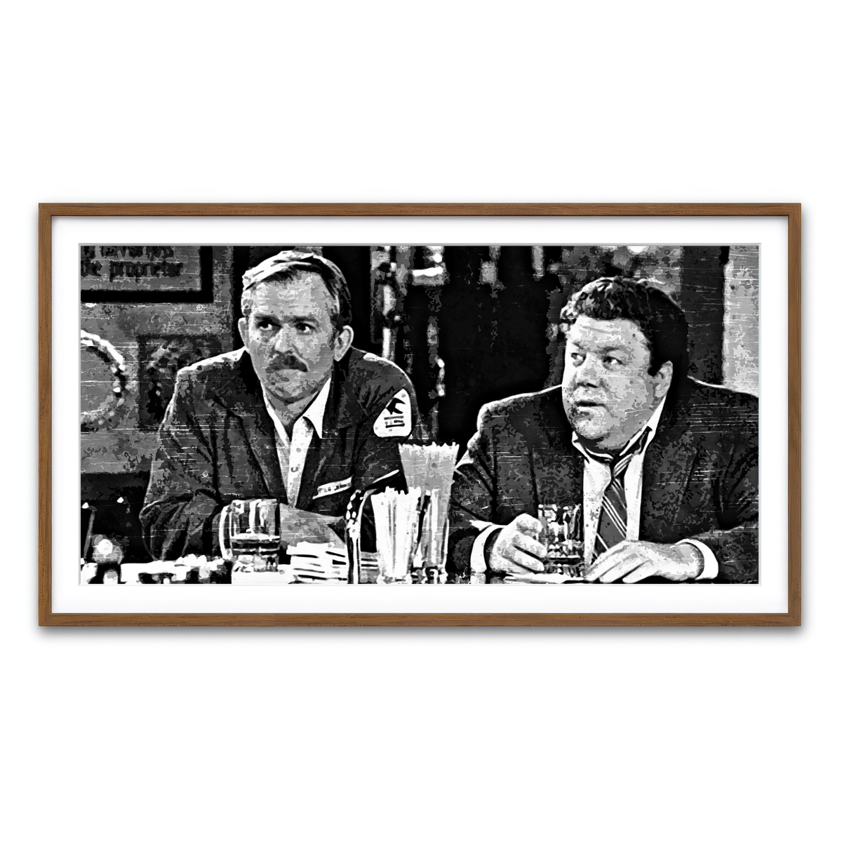 Framed Print 2x1 Walnut