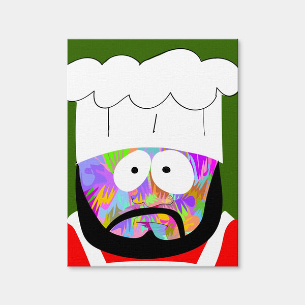 Chef Wall Art — Canvas Wrap Format preview