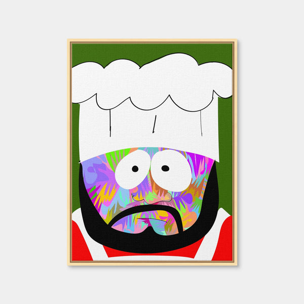 Chef Wall Art — Framed Canvas Format preview