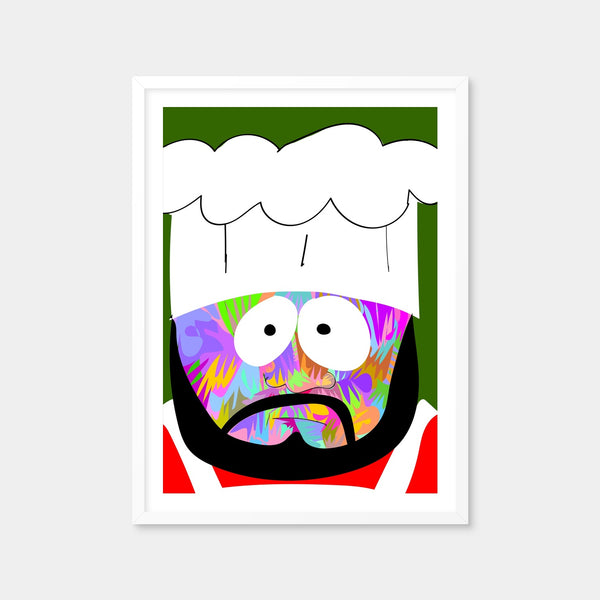 Chef Wall Art — Framed Print Format preview