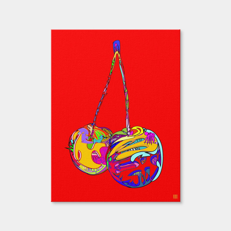 AUTO-MOCKUP WHITE | Cherries Red | 1 Piece | Gallery Wrap Canvas | group=3x4