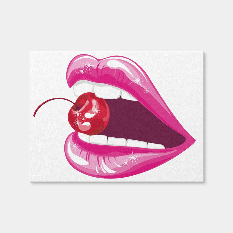 AUTO-MOCKUP WHITE | Cherry Lips | 1 Piece | Gallery Wrap Canvas | group=4x3