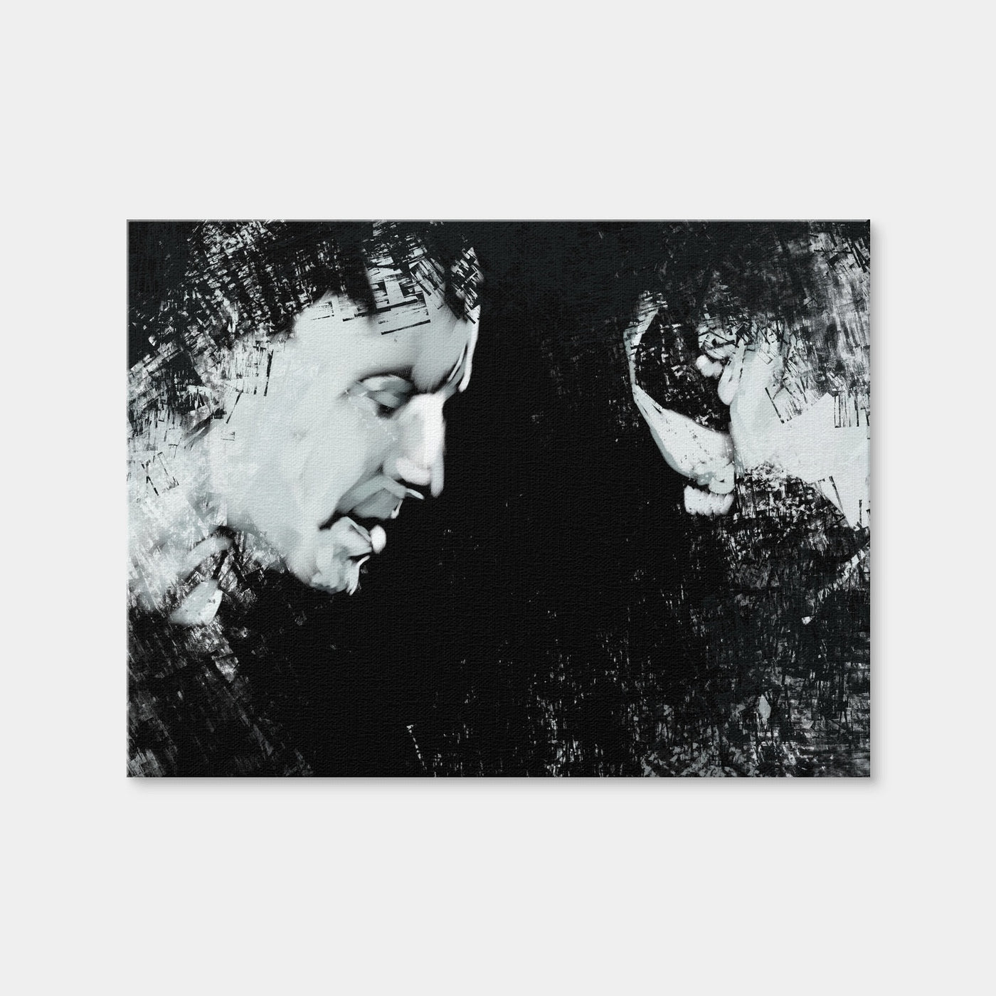 AUTO-MOCKUP WHITE | Chester Bennington | 1 Piece | Gallery Wrap Canvas | group=4x3