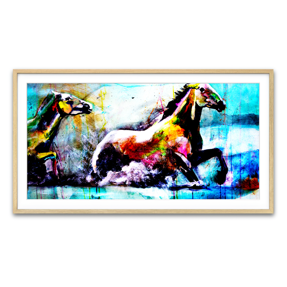 Framed Print 2x1 Natural