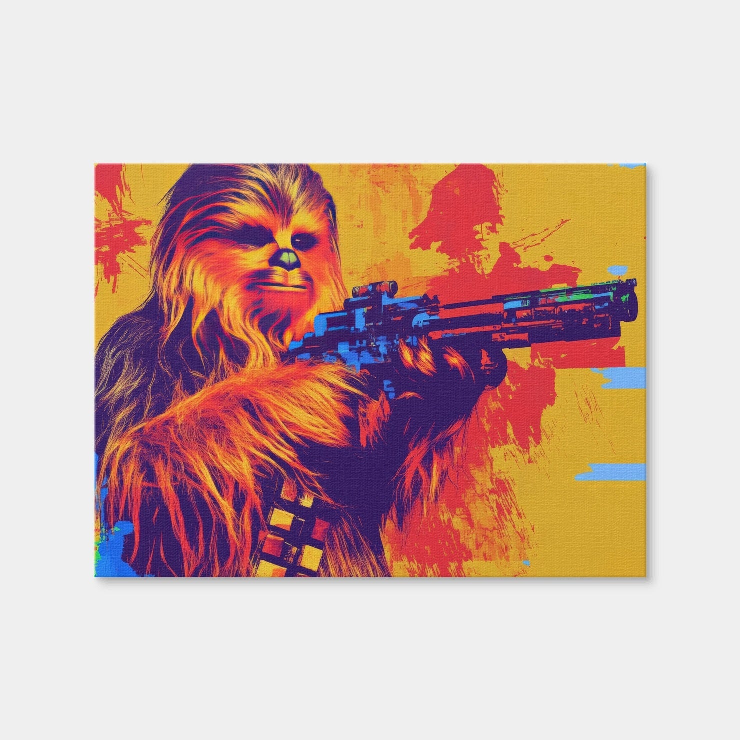 AUTO-MOCKUP WHITE | Chewbacca Gun | 1 Piece | Gallery Wrap Canvas | group=4x3