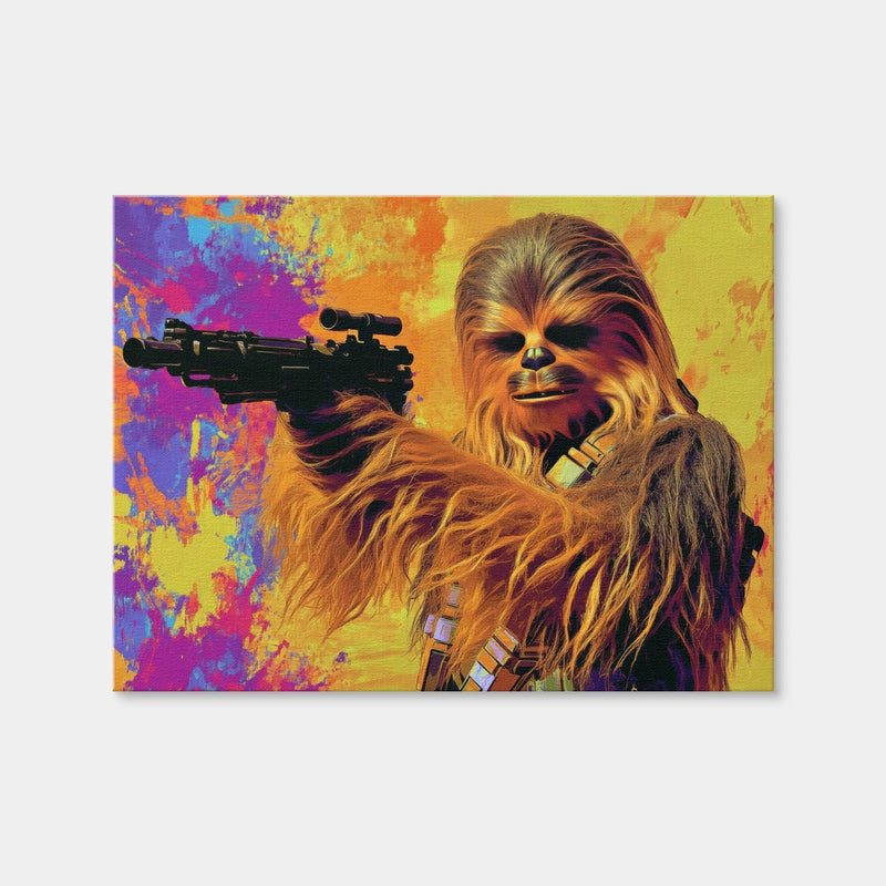AUTO-MOCKUP WHITE | Chewbacca Star Wars | 1 Piece | Gallery Wrap Canvas | group=4x3