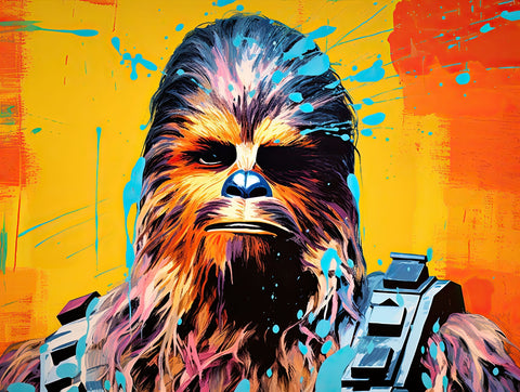 Chewbacca Warhol Wall Art