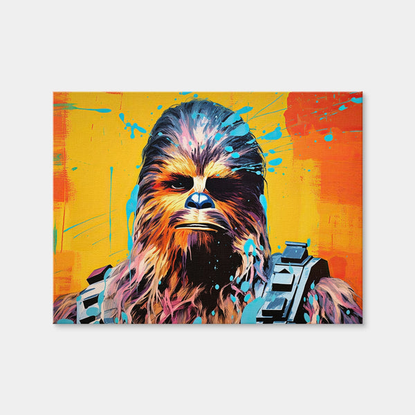 Chewbacca Warhol Wall Art — Canvas Wrap Format preview
