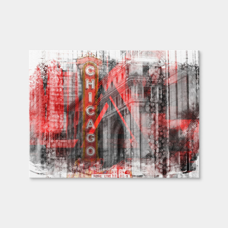 AUTO-MOCKUP WHITE | Chicago Geometric Mix No. 4 | 1 Piece | Gallery Wrap Canvas | group=4x3