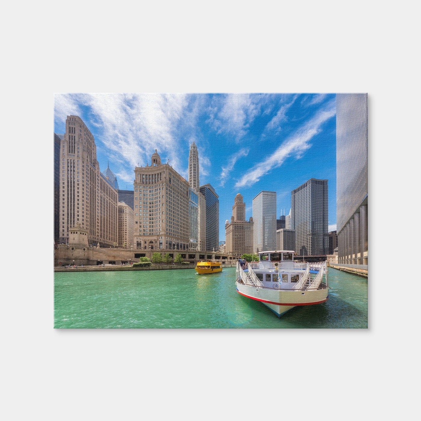 AUTO-MOCKUP WHITE | Chicago River | 1 Piece | Gallery Wrap Canvas | group=4x3