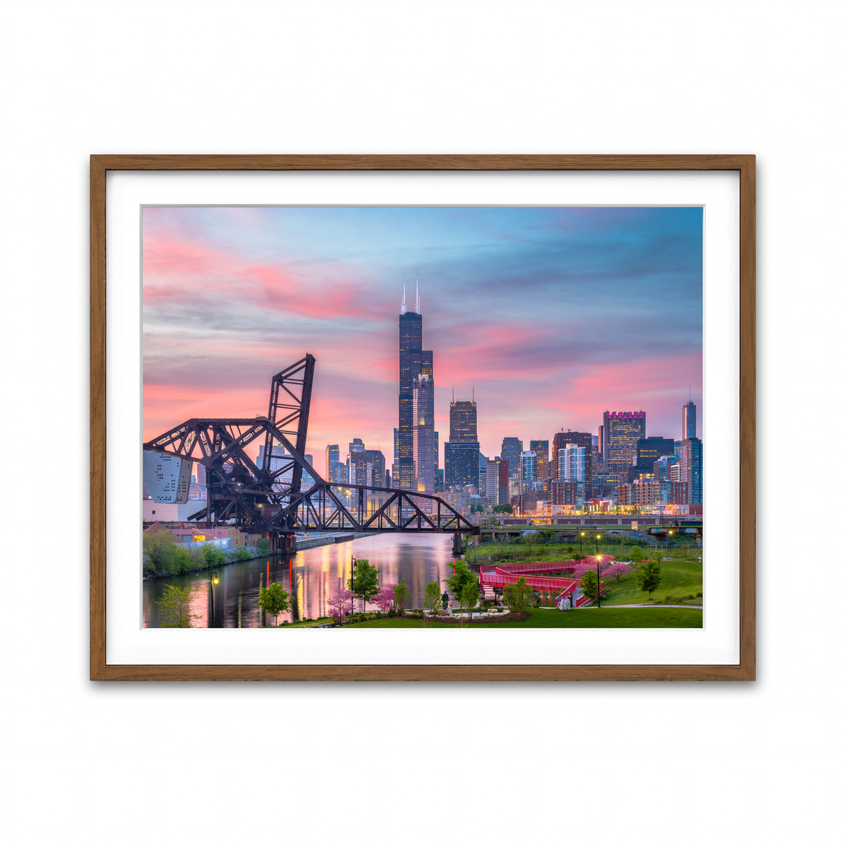 Framed Print 4x3 Walnut