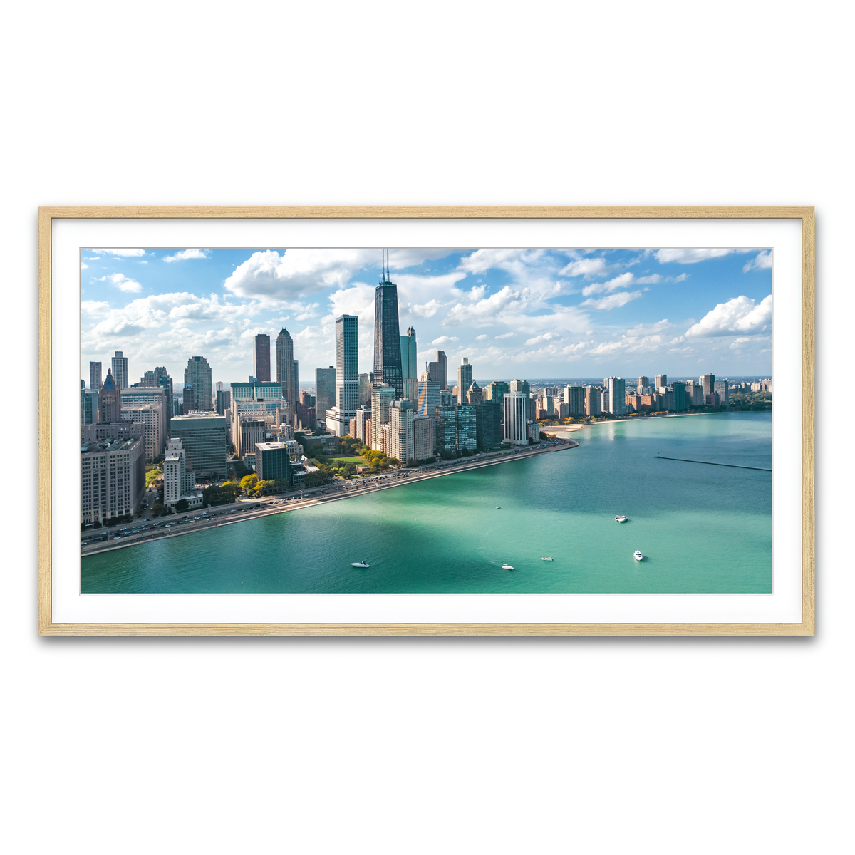 Framed Print 2x1 Natural