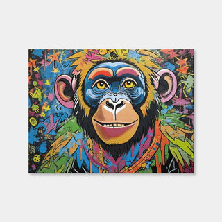 AUTO-MOCKUP WHITE | Chimp Graffiti | 1 Piece | Gallery Wrap Canvas | group=4x3