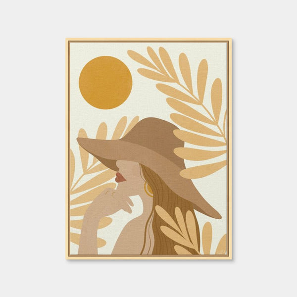 Chique and Wistful Wall Art — Framed Canvas Format preview