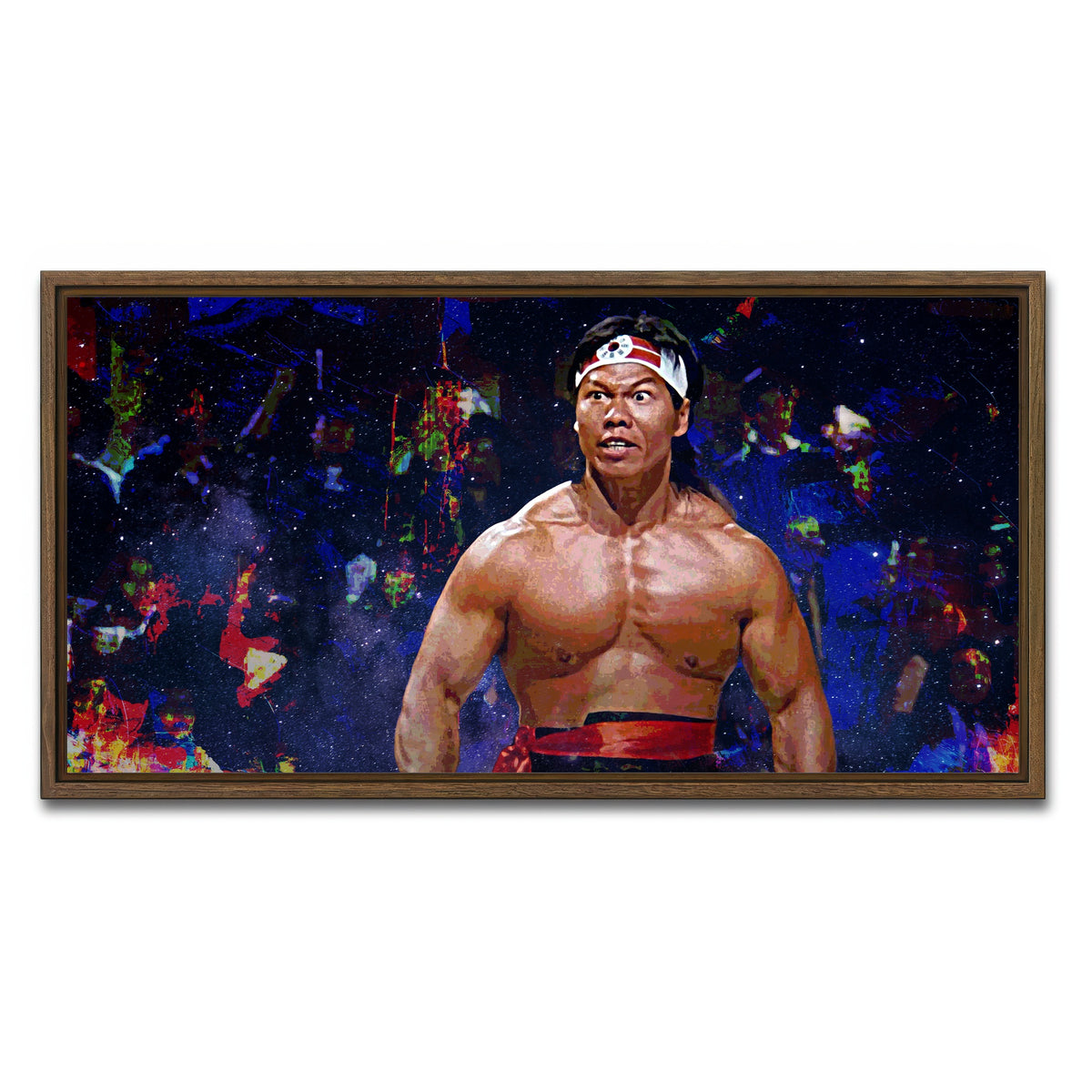 AUTO-MOCKUP WHITE | Chong Li | 1 Piece | Walnut Framed Canvas | group=2x1