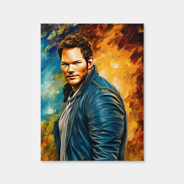 Chris Pratt Wall Art — Canvas Wrap Format preview