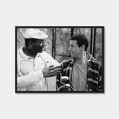 AUTO-MOCKUP WHITE | Chubbs & Happy Grayscale | 1 Piece | Black Framed Canvas | group=4x3