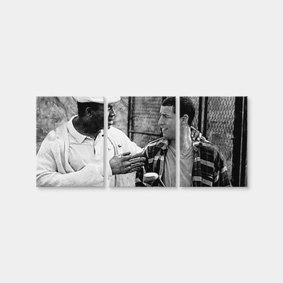 AUTO-MOCKUP WHITE | Chubbs & Happy Grayscale | 3 Piece | Gallery Wrap Canvas | group=18x24