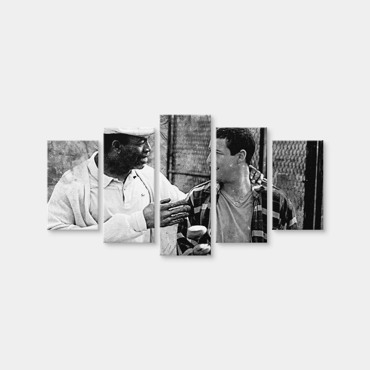 AUTO-MOCKUP WHITE | Chubbs & Happy Grayscale | 5 Piece | Gallery Wrap Canvas | group=5_normal