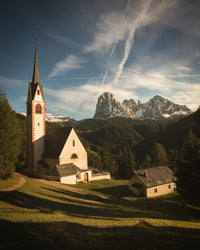 Church of San Giacomo Ortisei Wall Art