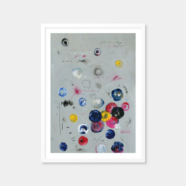 Circle Grey Wall Art — Framed Print Format preview