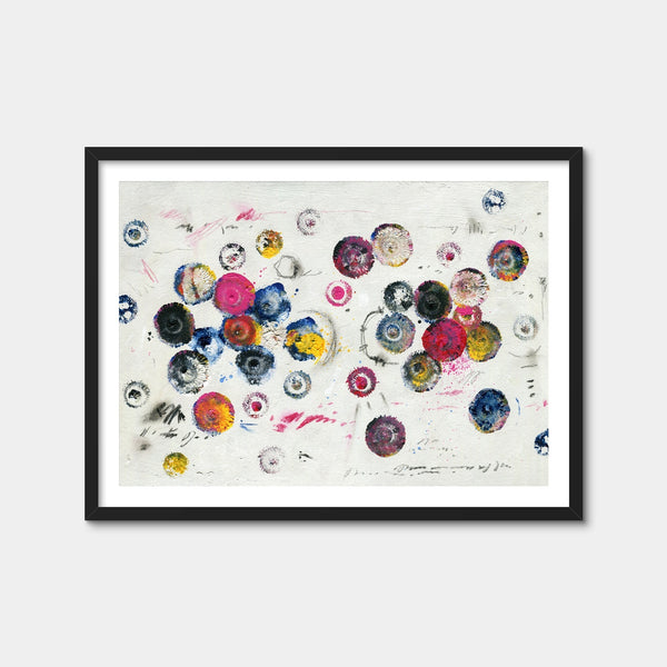 Circle Pink Wall Art — Framed Print Format preview