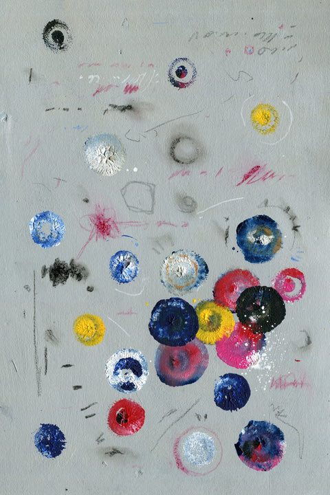 Circle grey Wall Art