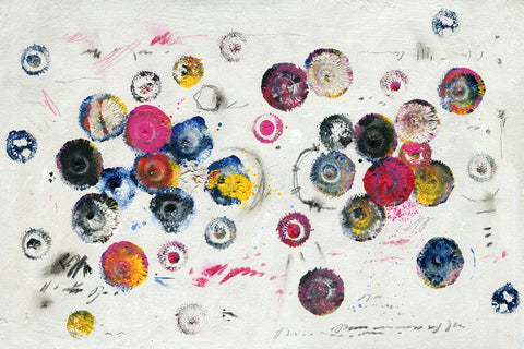 Circle pink Wall Art