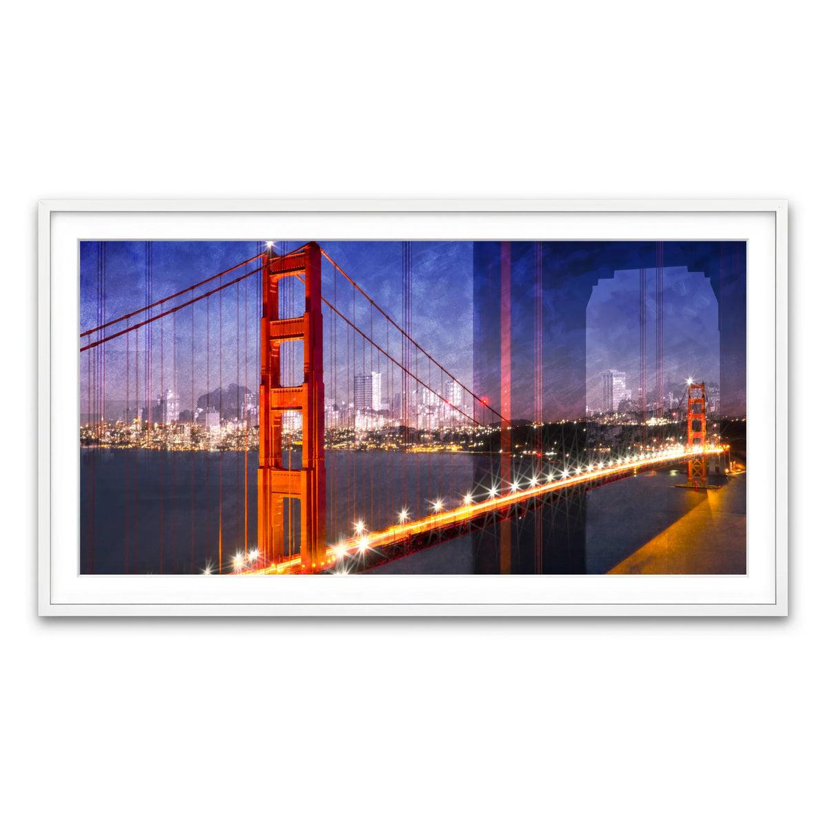 City Art Golden Gate Bridge Composing Wall Art
