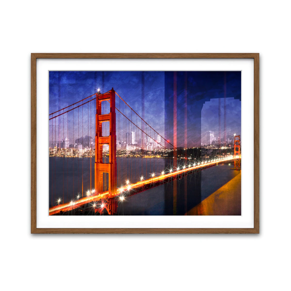 City Art Golden Gate Bridge Composing Wall Art