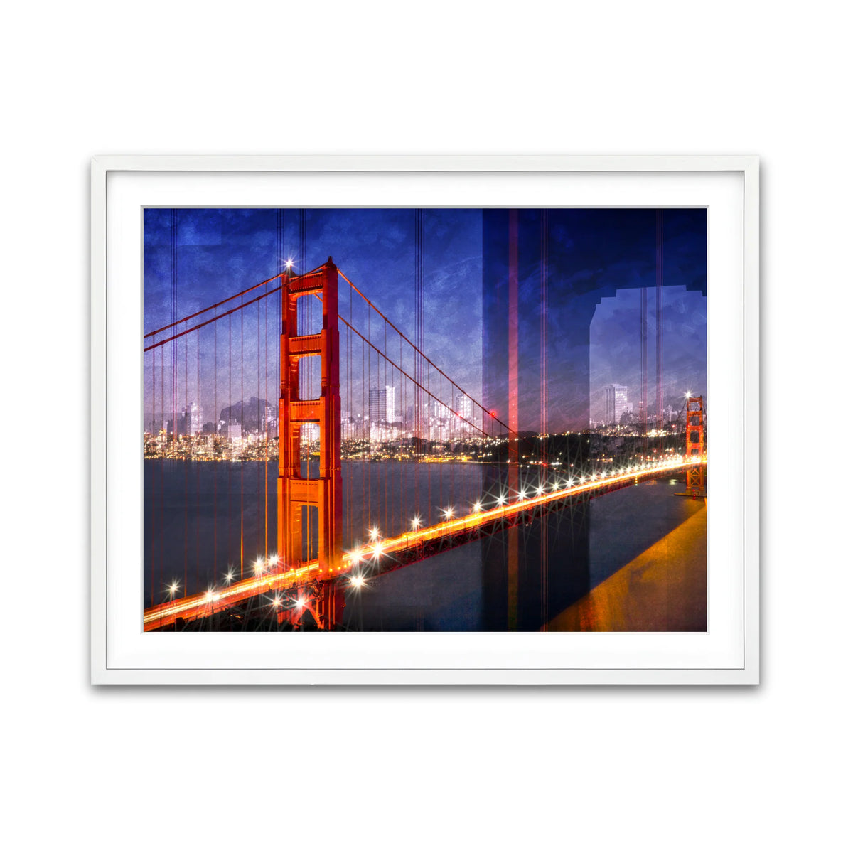 City Art Golden Gate Bridge Composing Wall Art