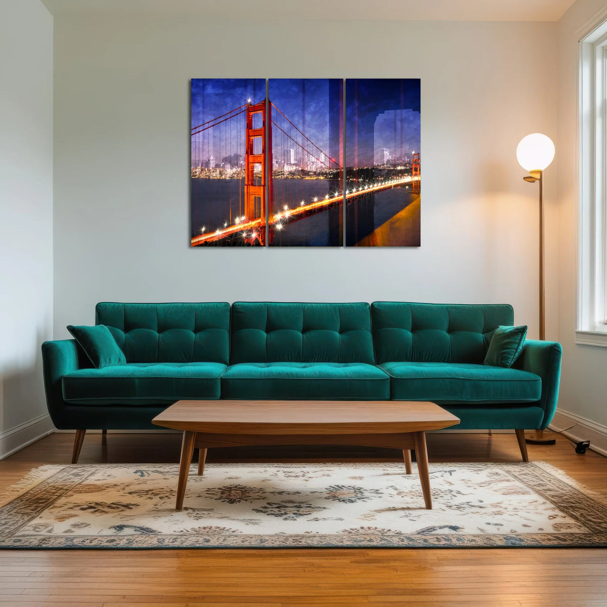 City Art Golden Gate Bridge Composing Wall Art