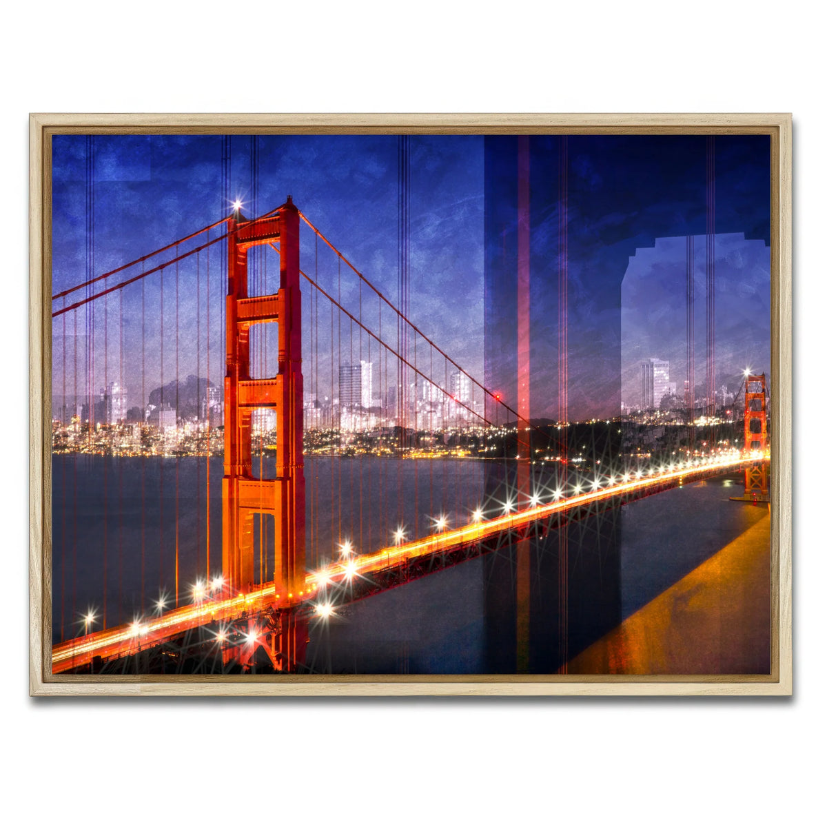 City Art Golden Gate Bridge Composing Wall Art