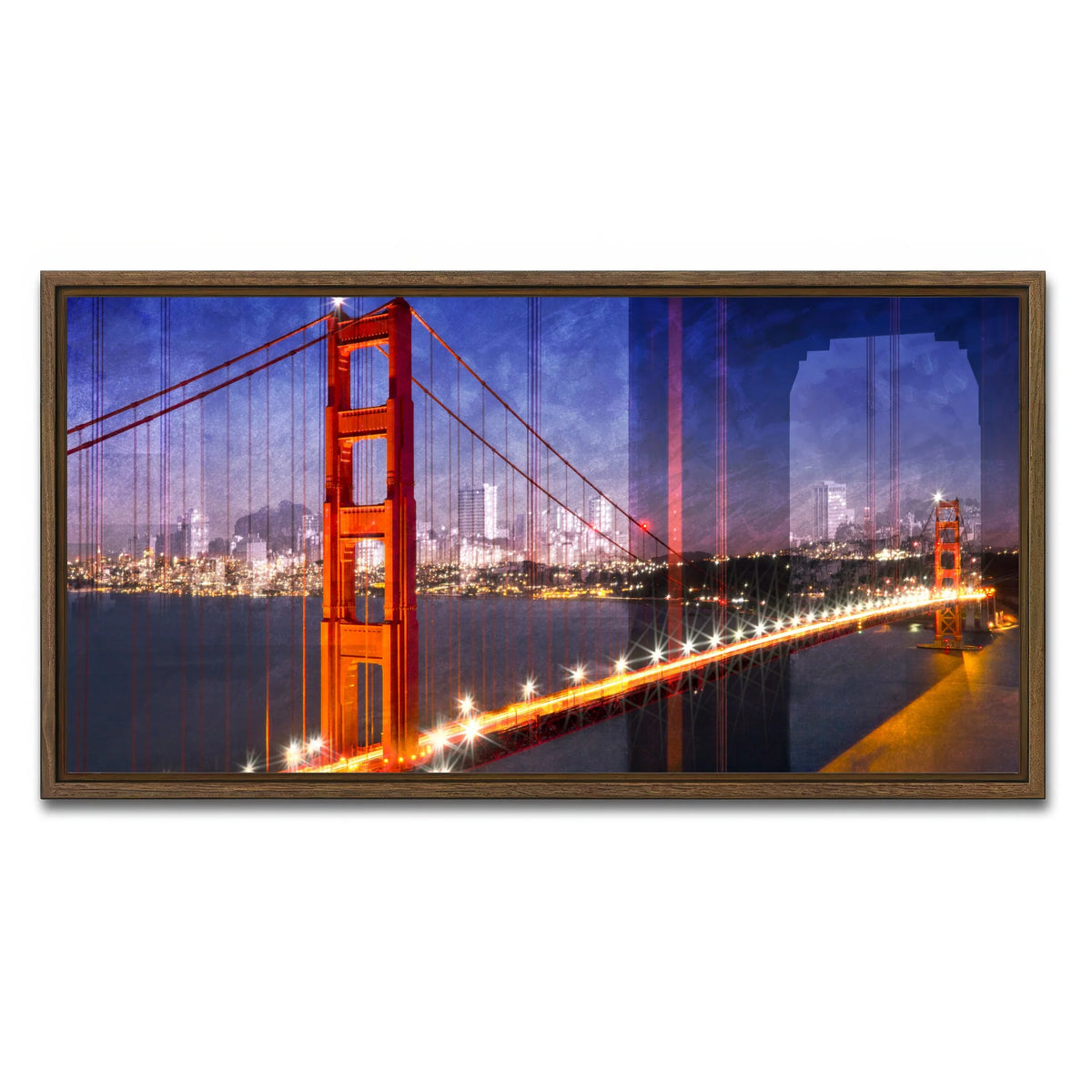 City Art Golden Gate Bridge Composing Wall Art
