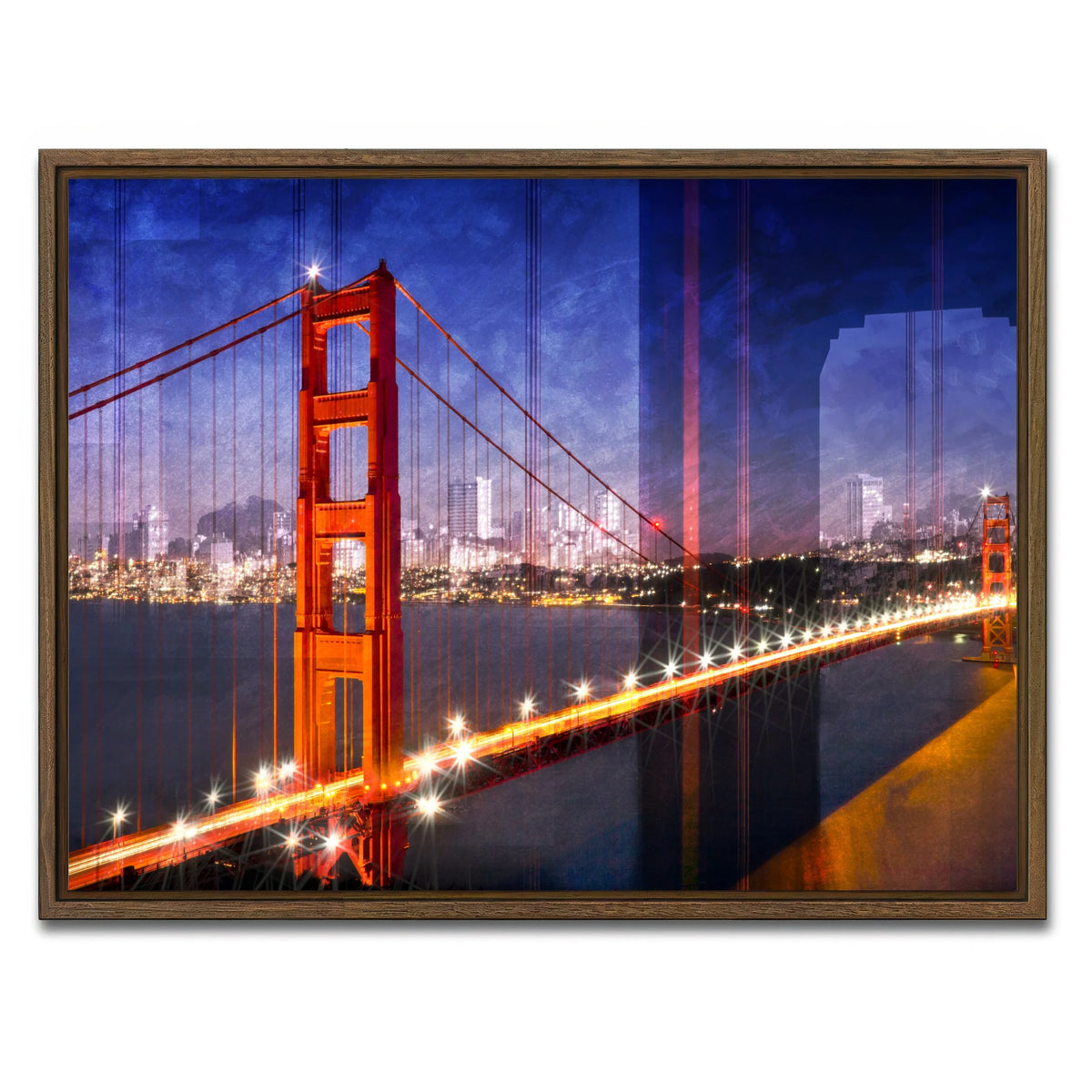 City Art Golden Gate Bridge Composing Wall Art