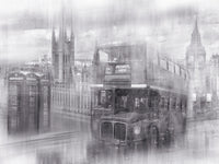 City Art LONDON Westminster Collage Wall Art