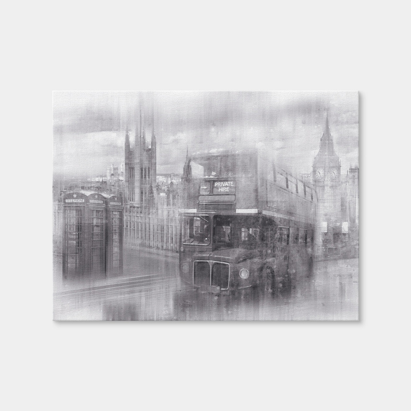 AUTO-MOCKUP WHITE | City Art LONDON Westminster Collage | 1 Piece | Gallery Wrap Canvas | group=4x3