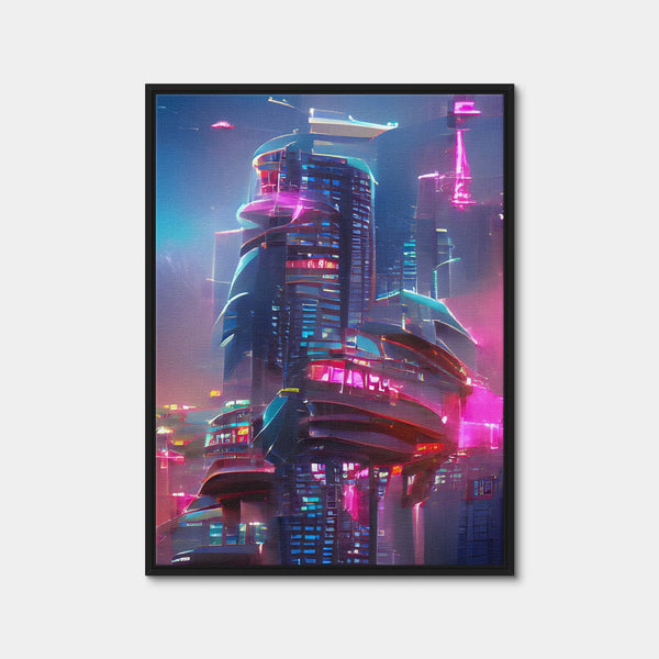 City Future Wall Art — Framed Canvas Format preview