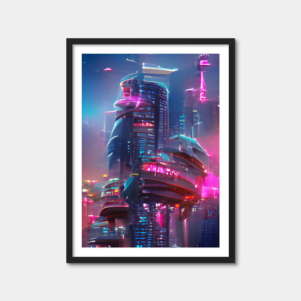 City Future Wall Art — Framed Print Format preview