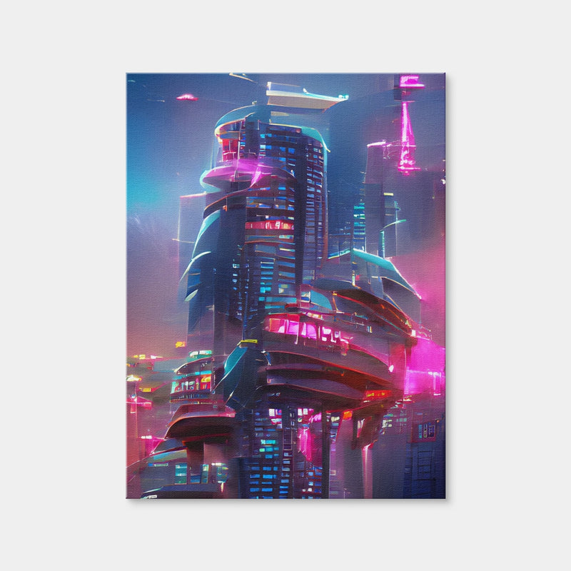 AUTO-MOCKUP WHITE | City Future | 1 Piece | Gallery Wrap Canvas | group=3x4