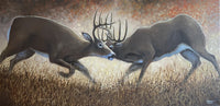Clashing Elk Wall Art