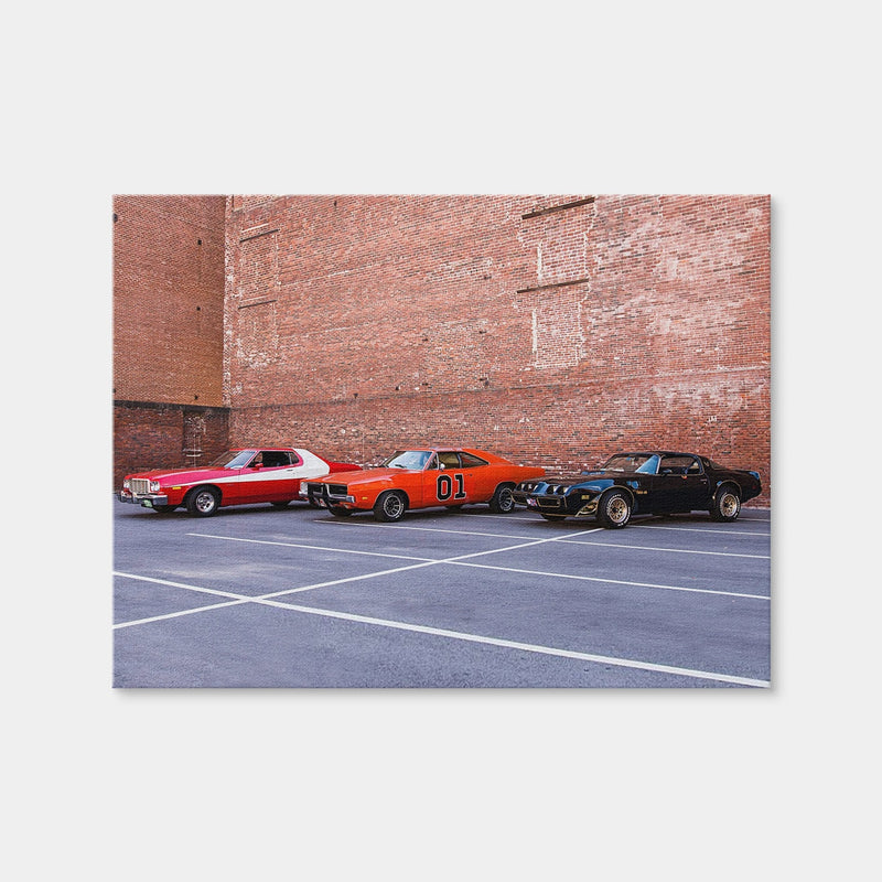 AUTO-MOCKUP WHITE | Classic Movie Cars | 1 Piece | Gallery Wrap Canvas | group=4x3